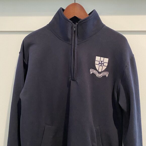 Champion Other - Champion Eco Authentic Quarter Zip Mens M Blue Pullover Fideliter Et Fortiter